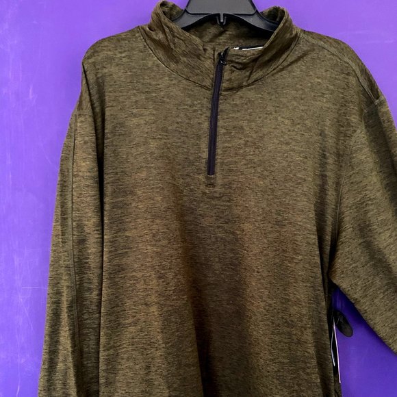Men's Kenneth Cole Performance 1/4 Zippered Pull Over 2XL - Picture 1 of 12